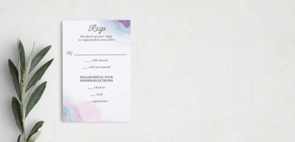 Step RSVP Postcards