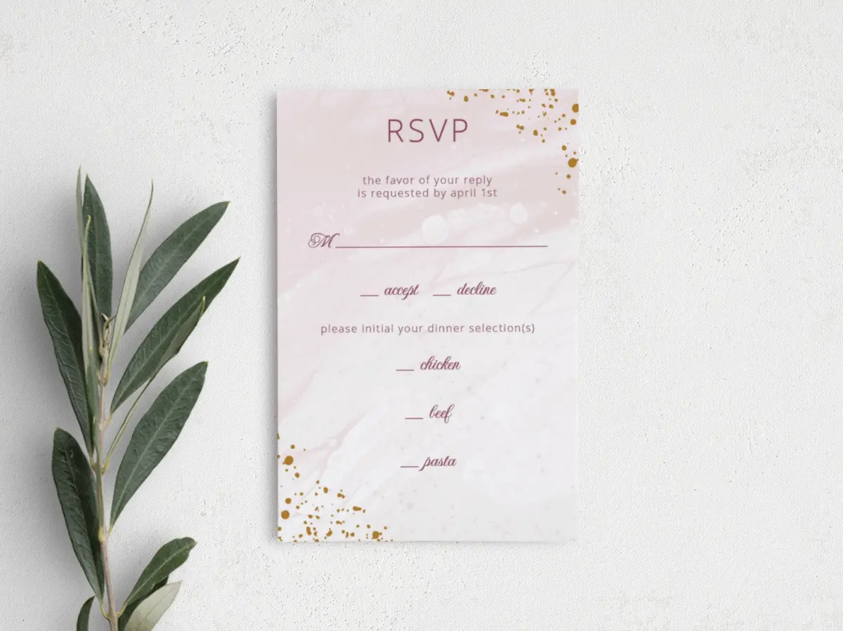 Step RSVP Postcards