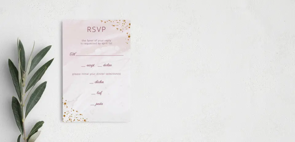 Step RSVP Postcards