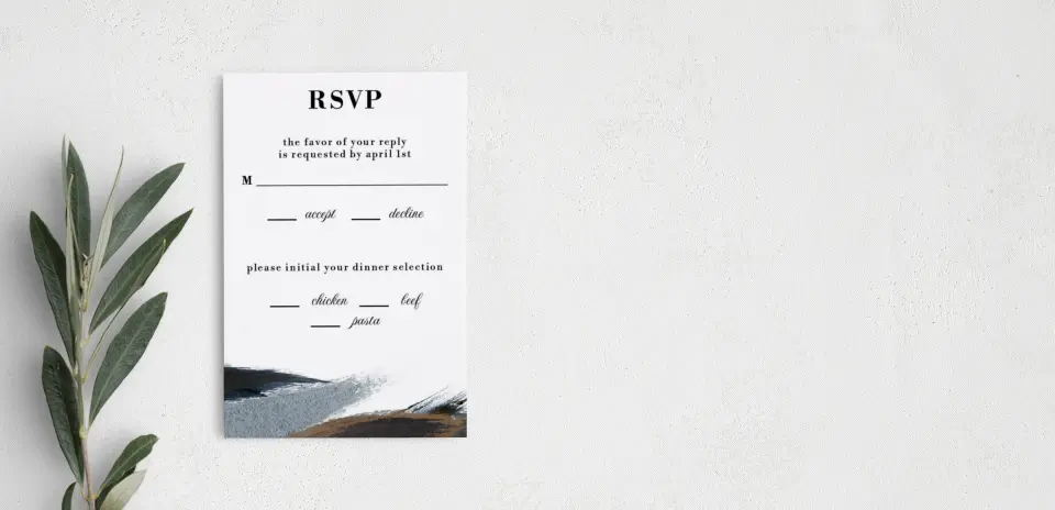 Step RSVP Postcards