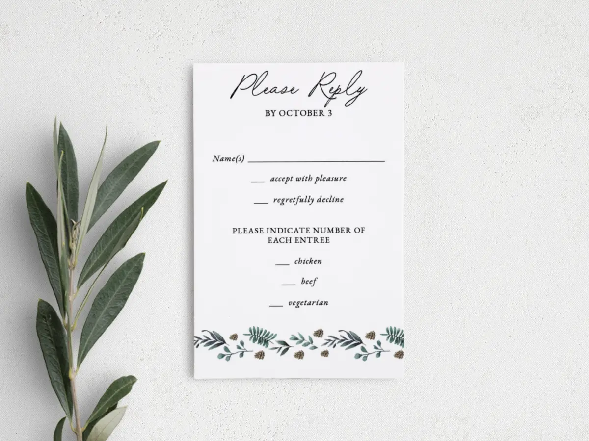 Step RSVP Postcards
