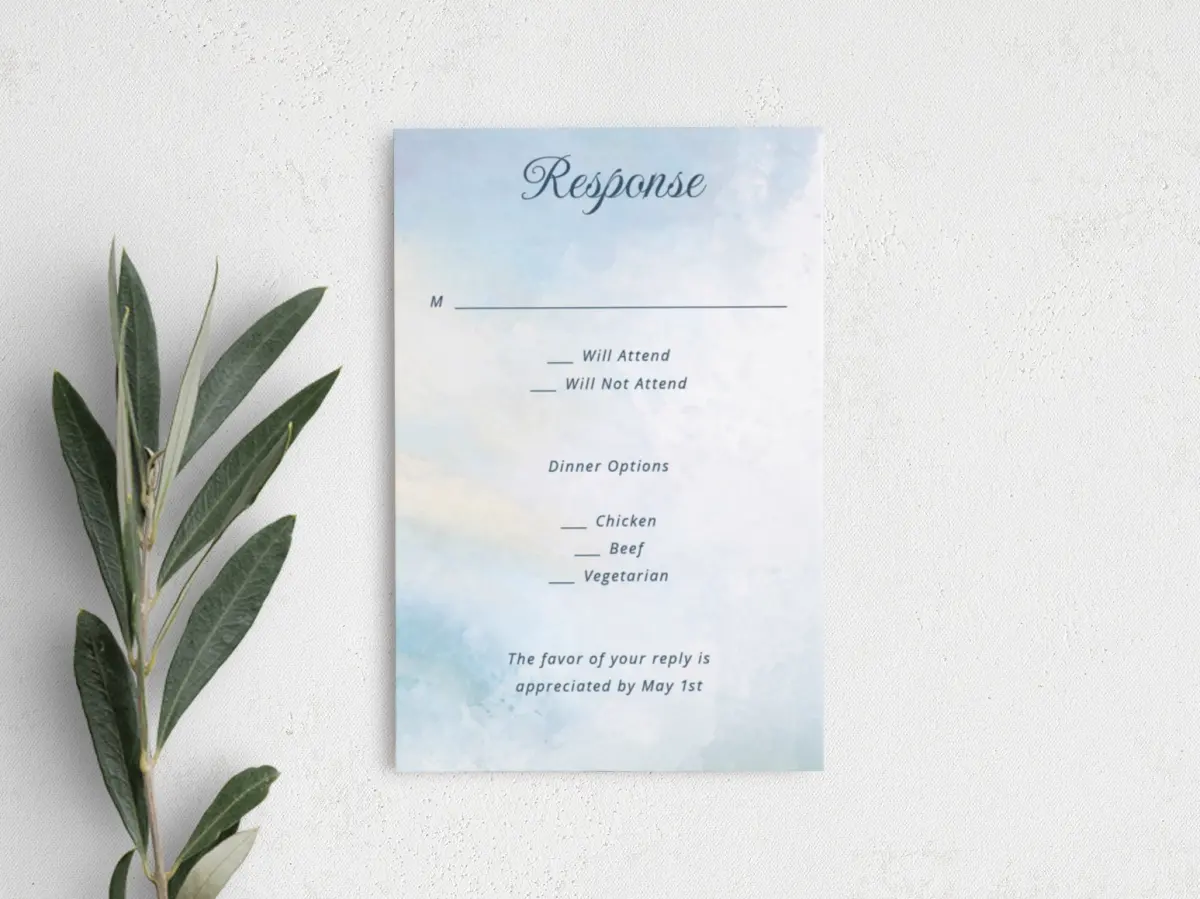 Step RSVP Postcards
