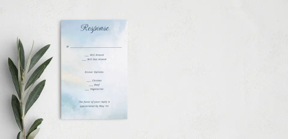 Step RSVP Postcards