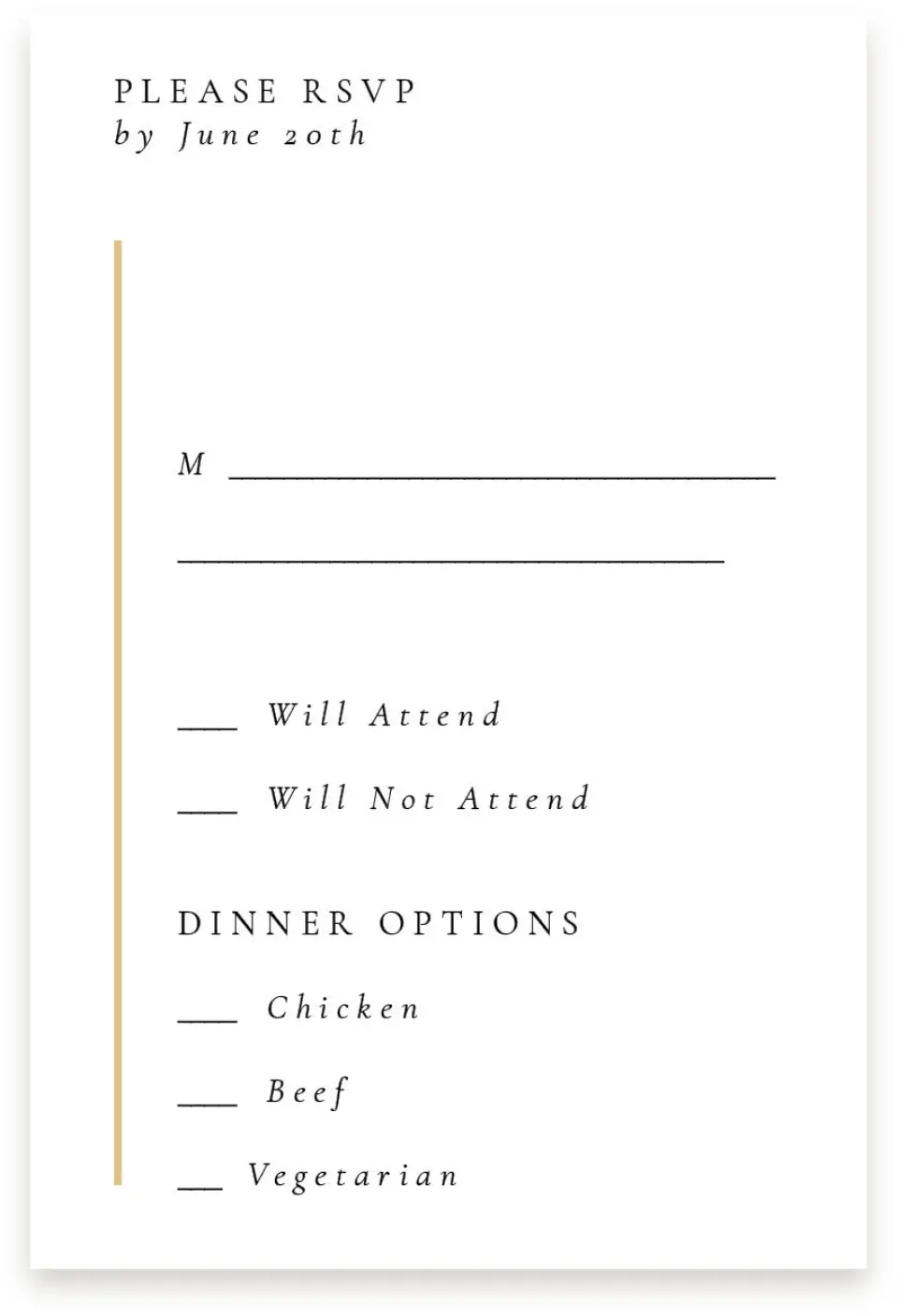 This is a  4" x 6" RSVP Postcards (Pocket Invitation) called Laughing Hearts printed in full color on Premium Smooth paper
