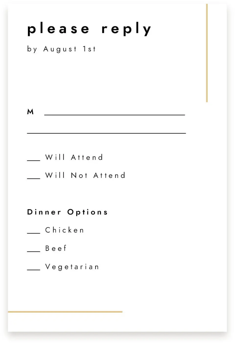 This is a  4" x 6" RSVP Postcards (Pocket Invitation) called The Proposal printed in full color on Premium Smooth paper