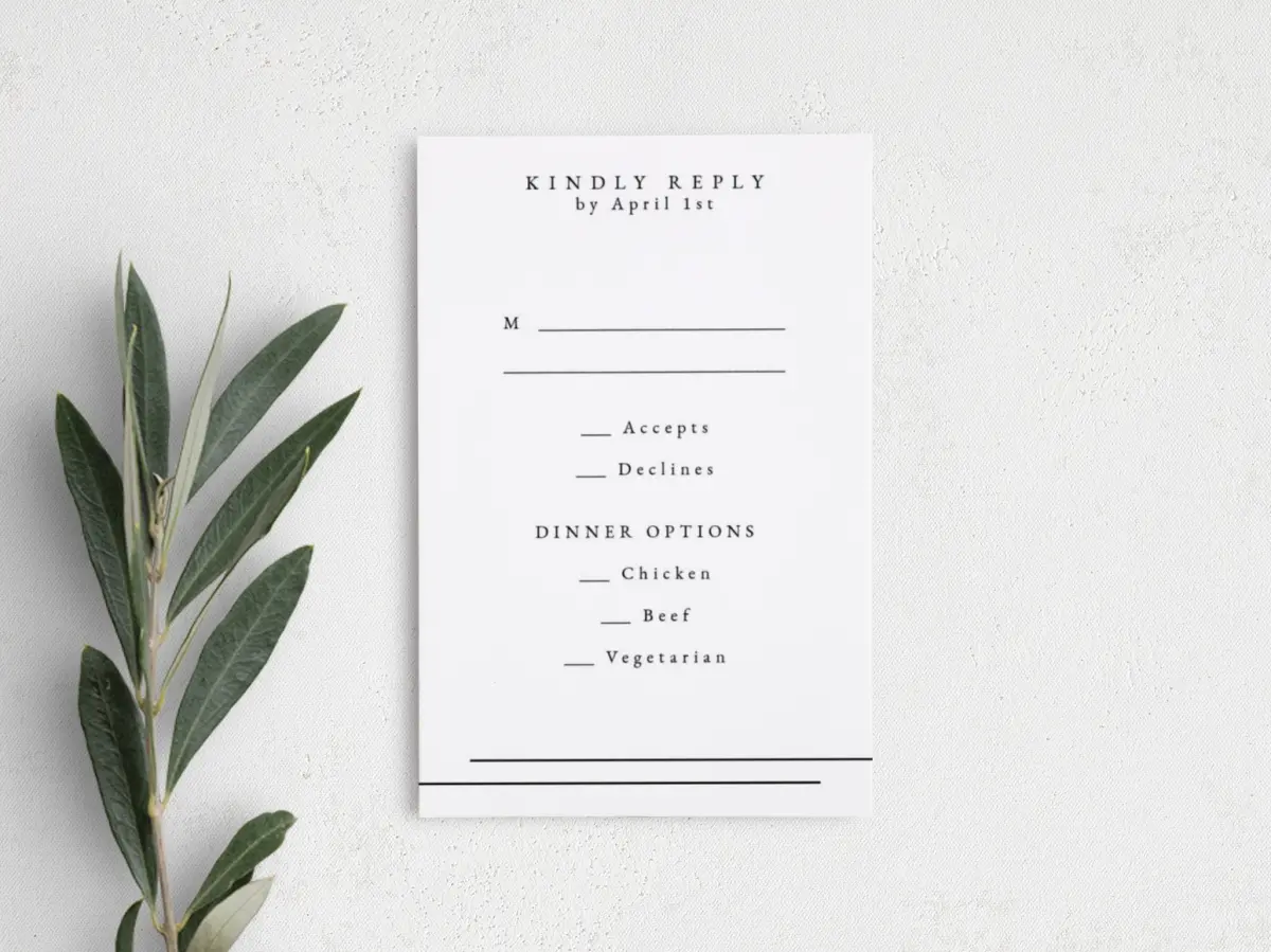 Step RSVP Postcards
