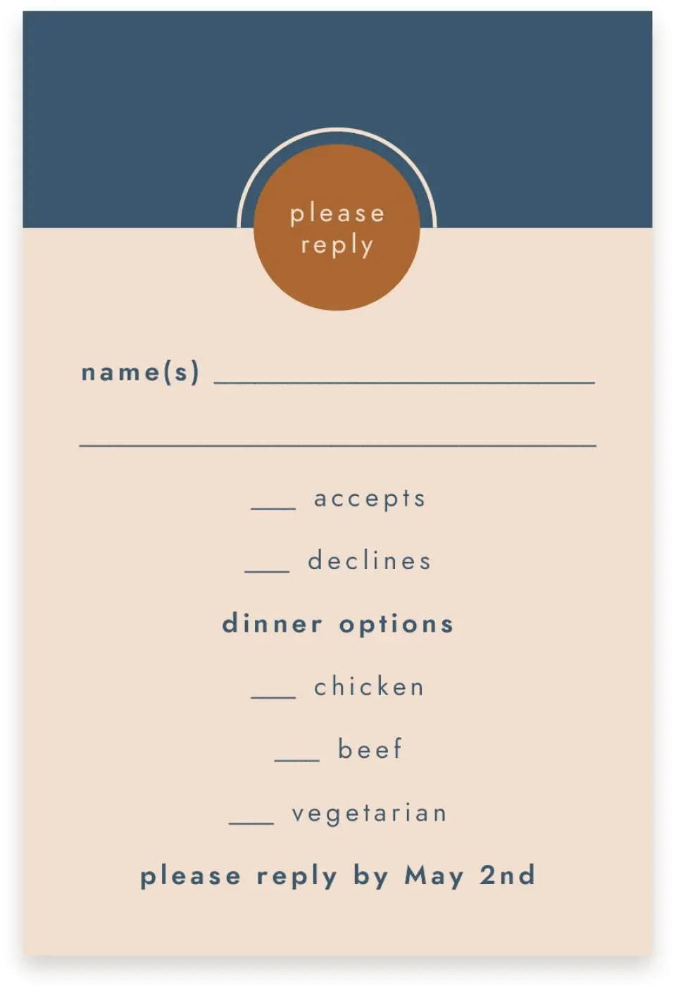 This is a  4" x 6" RSVP Postcards (Pocket Invitation) called Our Beginning printed in full color with Silver foil on Luxe Satin (coated) paper