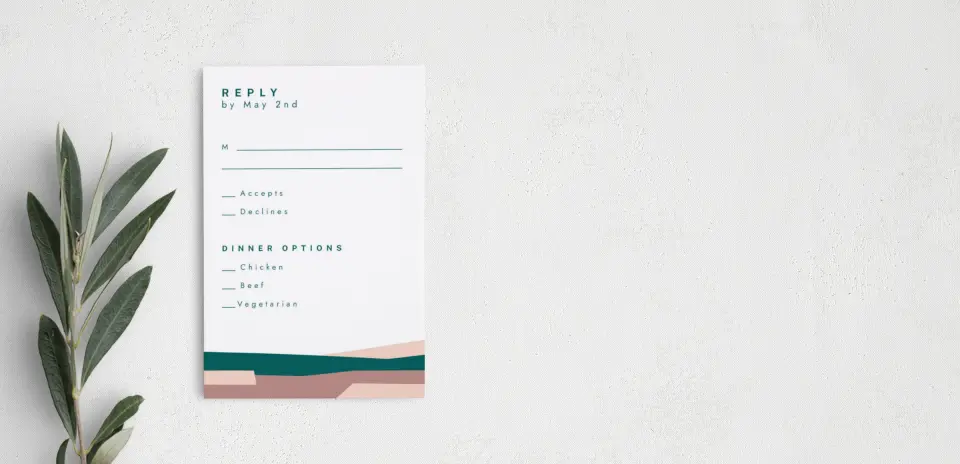 Step RSVP Postcards