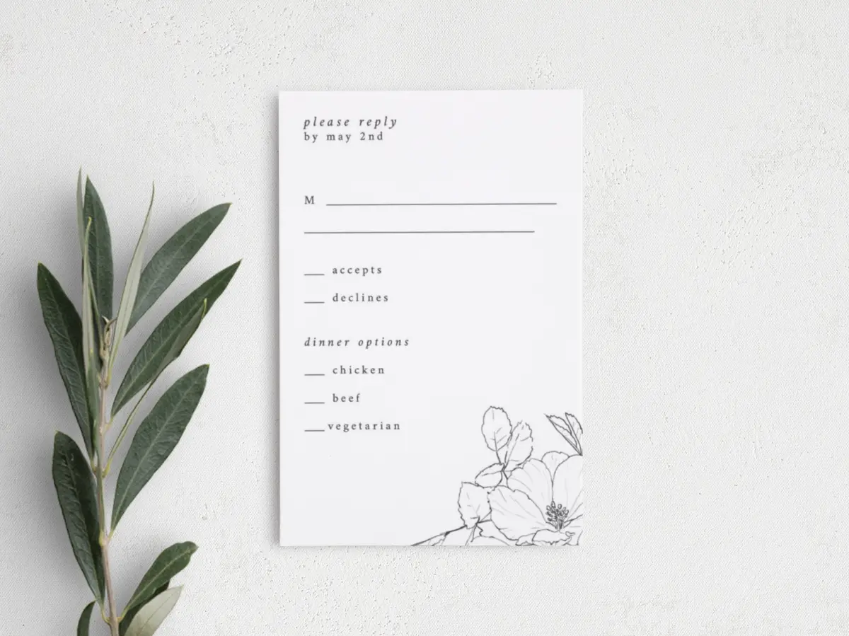 Step RSVP Postcards