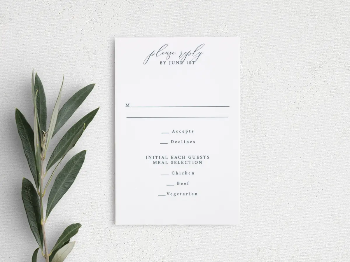 Step RSVP Postcards