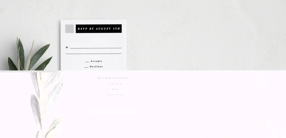 Step RSVP Postcards