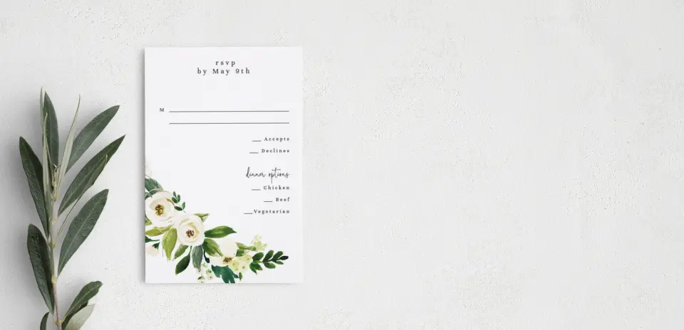 Step RSVP Postcards