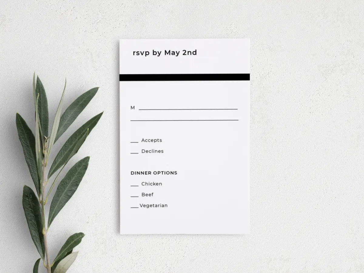 Step RSVP Postcards