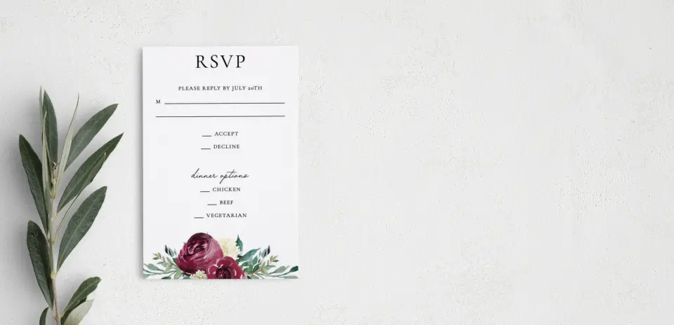 Step RSVP Postcards
