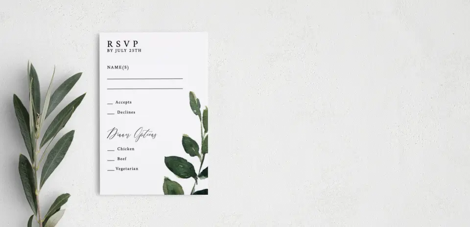 Step RSVP Postcards