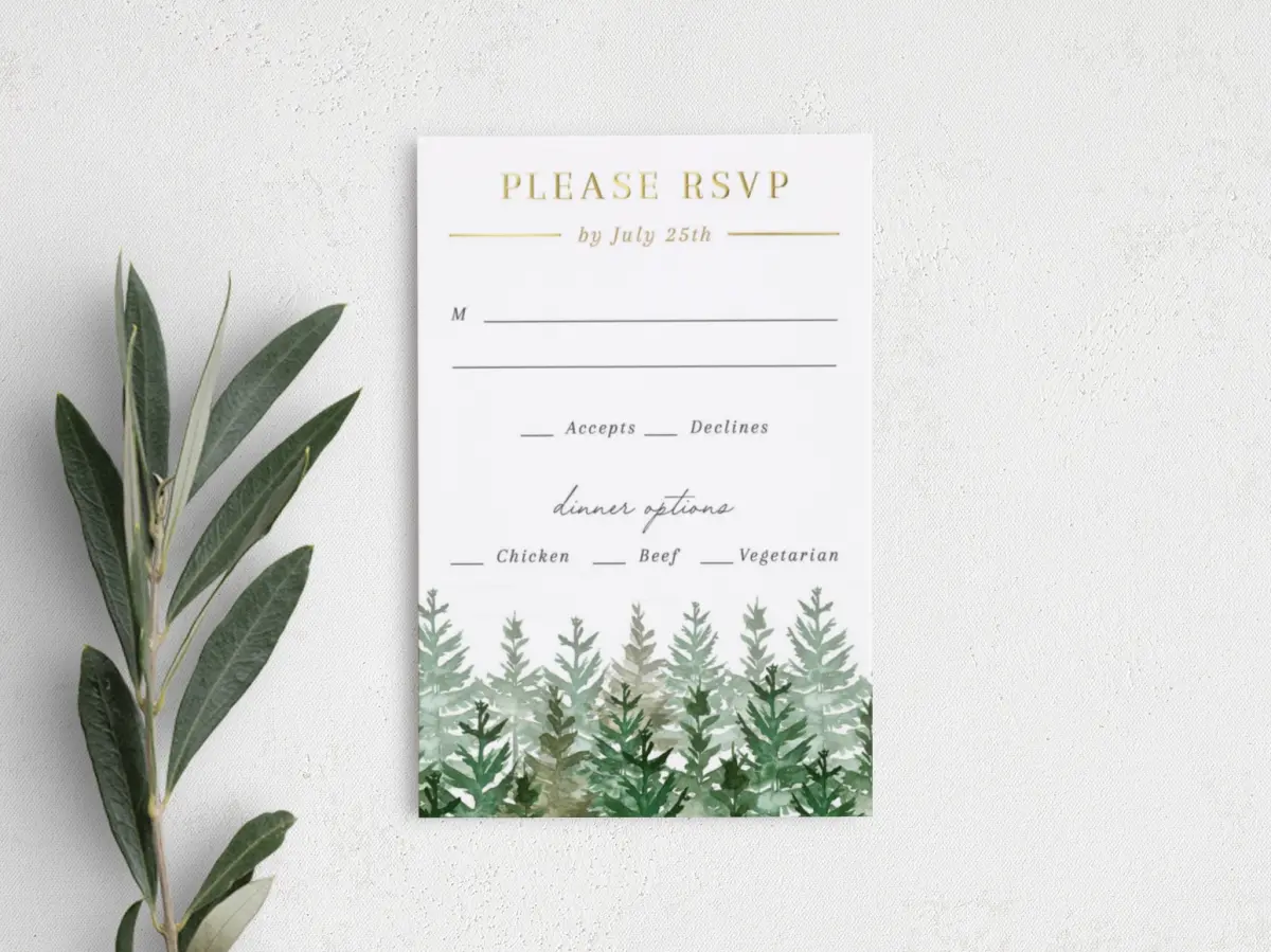 Step RSVP Postcards