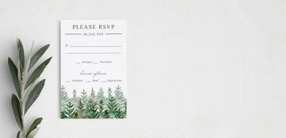 Step RSVP Postcards