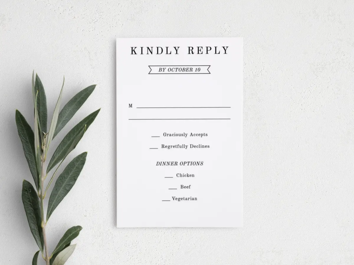 Step RSVP Postcards