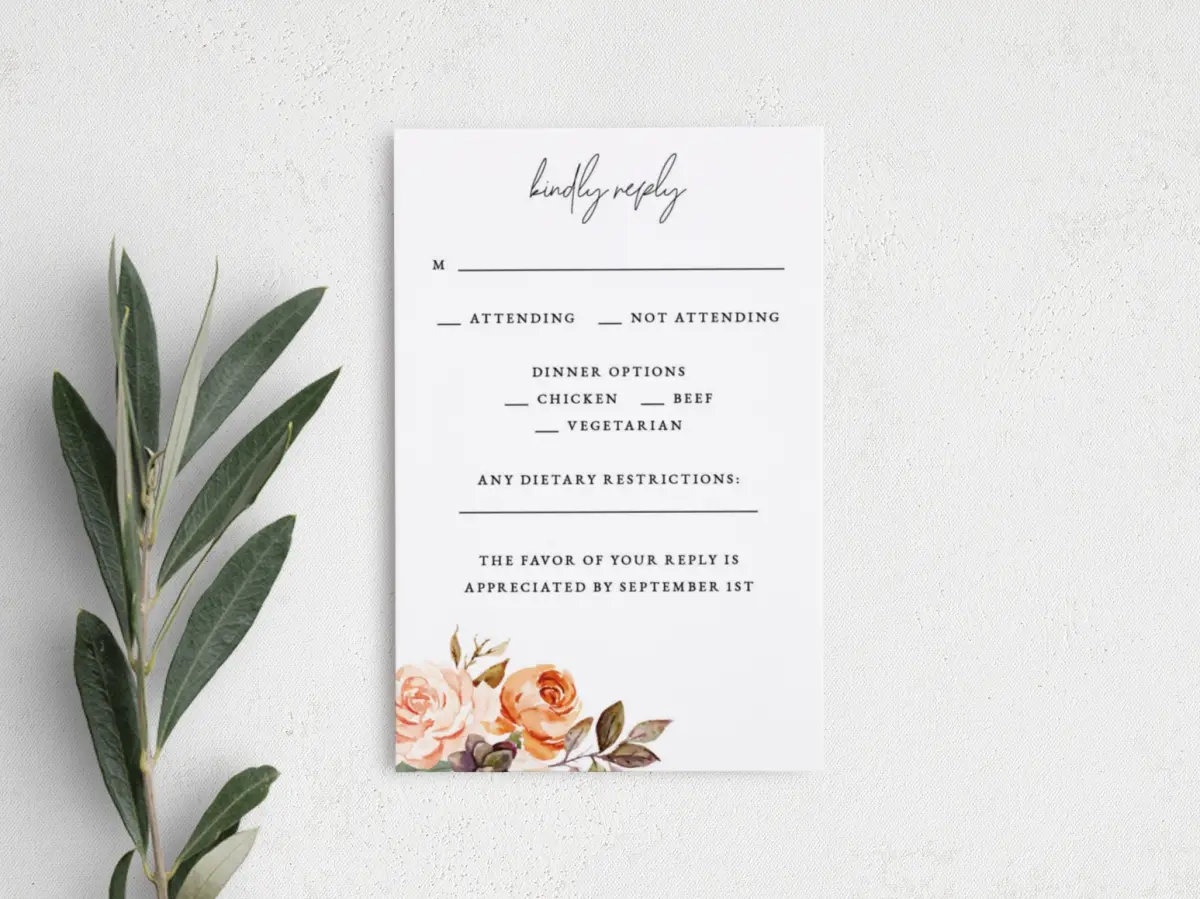 Step RSVP Postcards