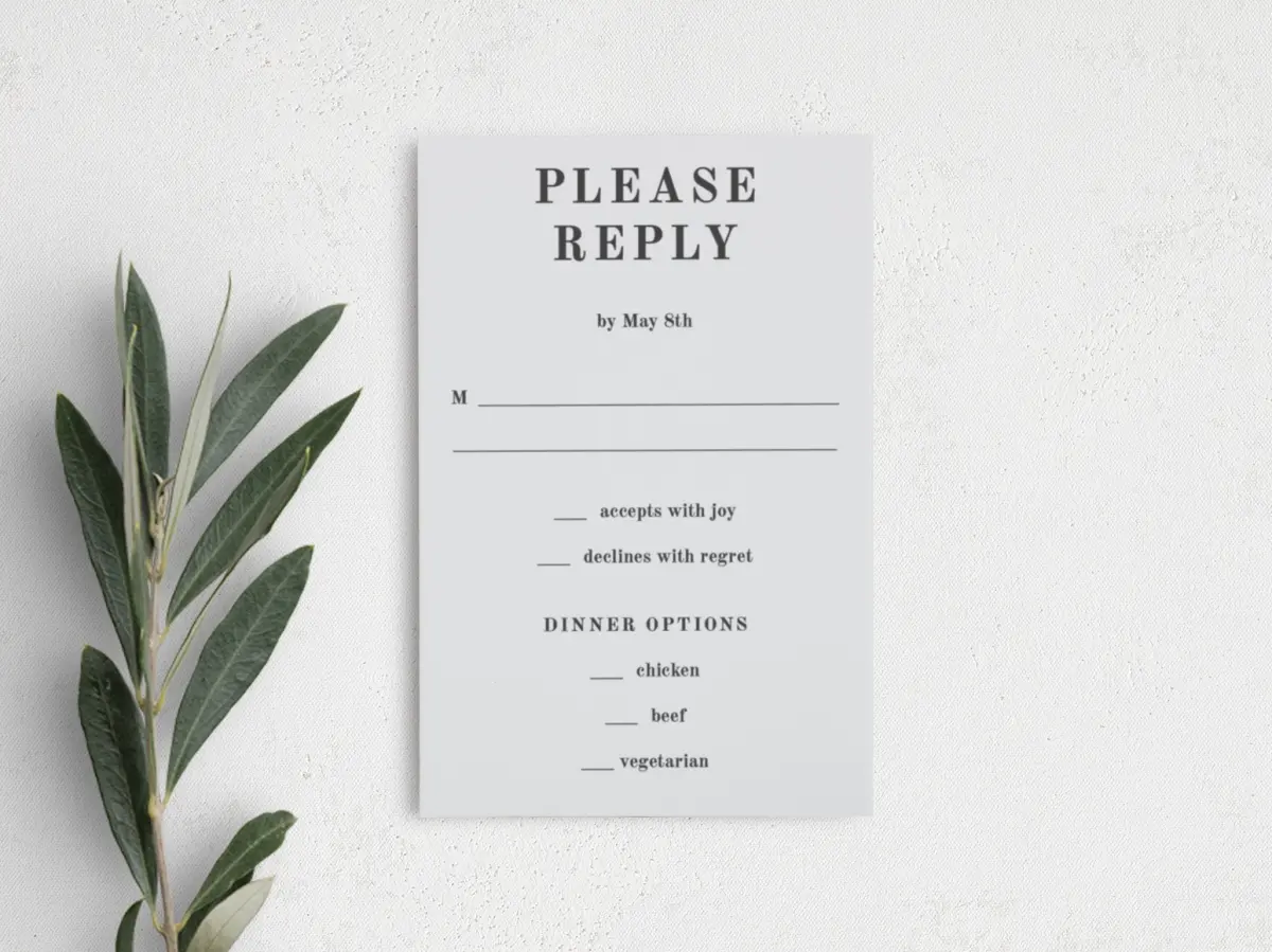 Step RSVP Postcards