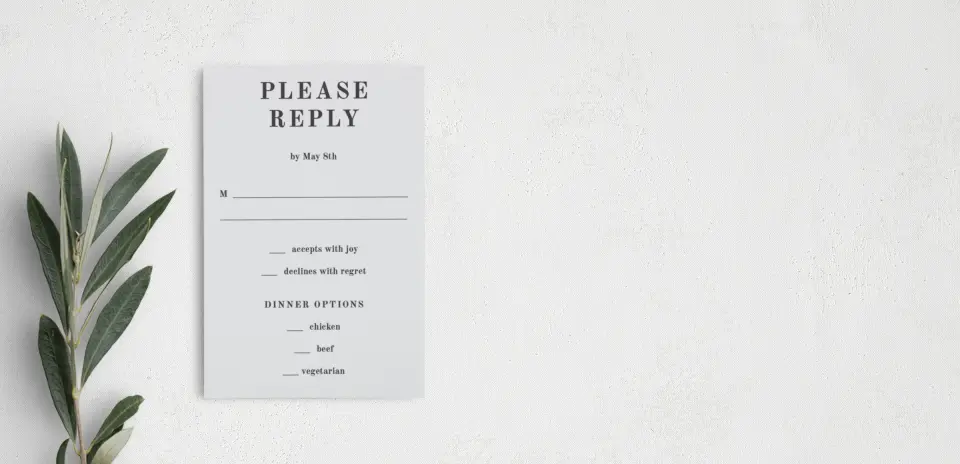 Step RSVP Postcards