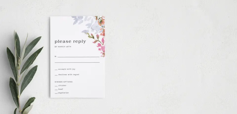 Step RSVP Postcards