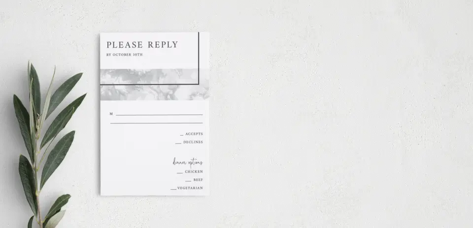 Step RSVP Postcards