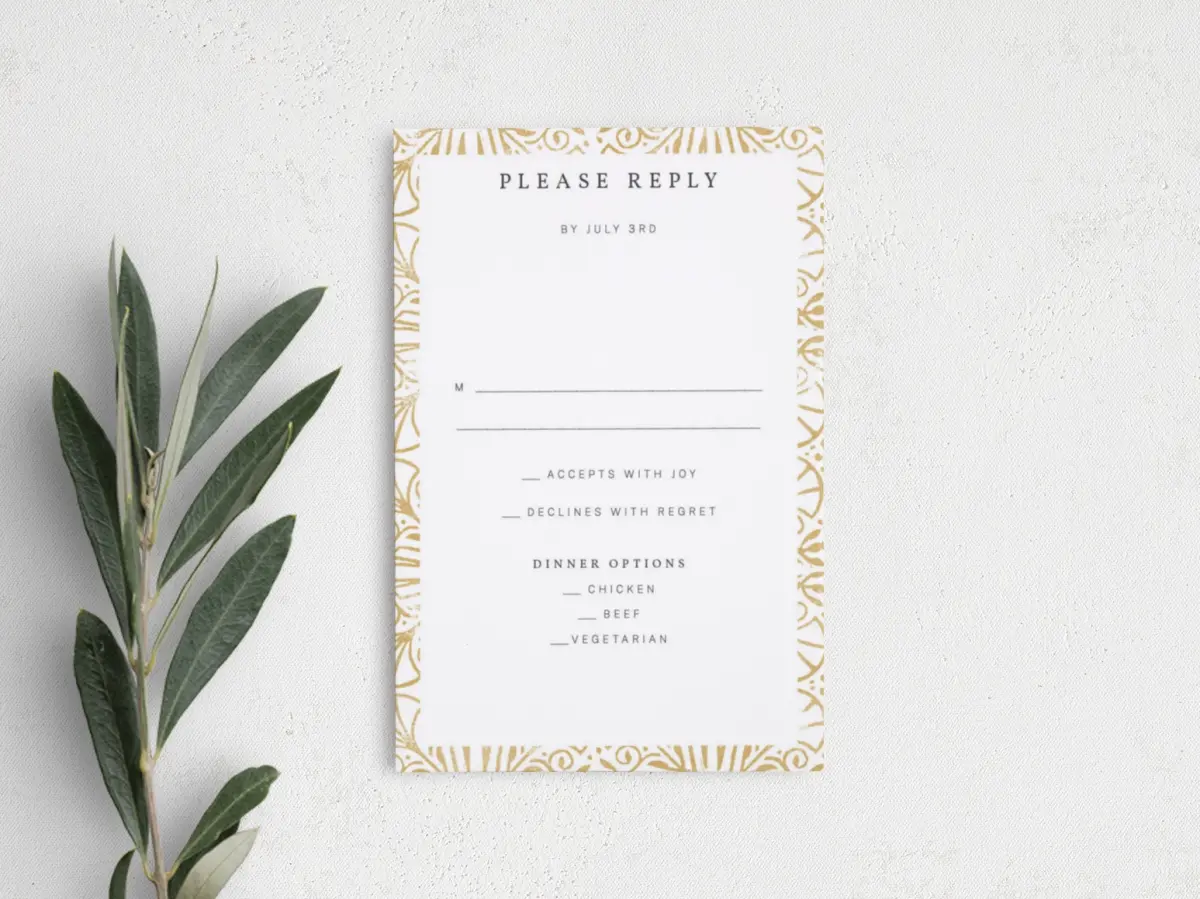 Step RSVP Postcards
