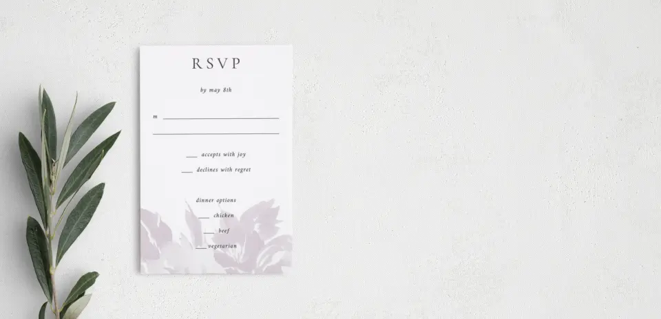 Step RSVP Postcards