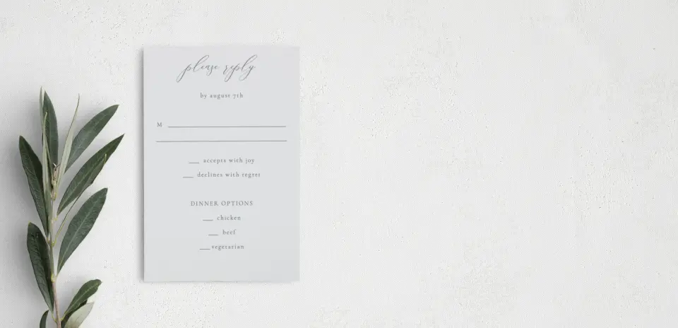 Step RSVP Postcards