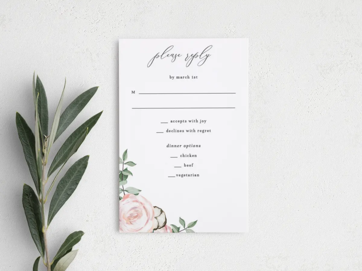 Step RSVP Postcards