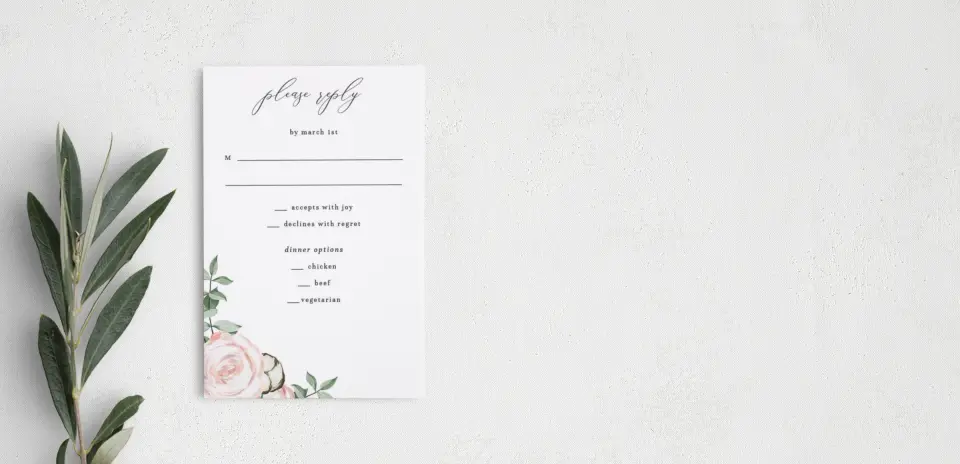 Step RSVP Postcards