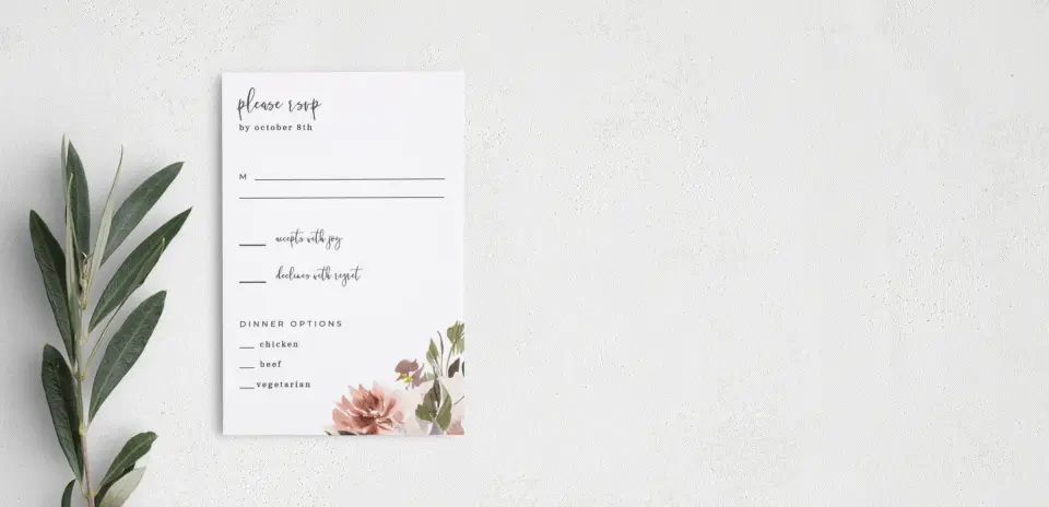 Step RSVP Postcards
