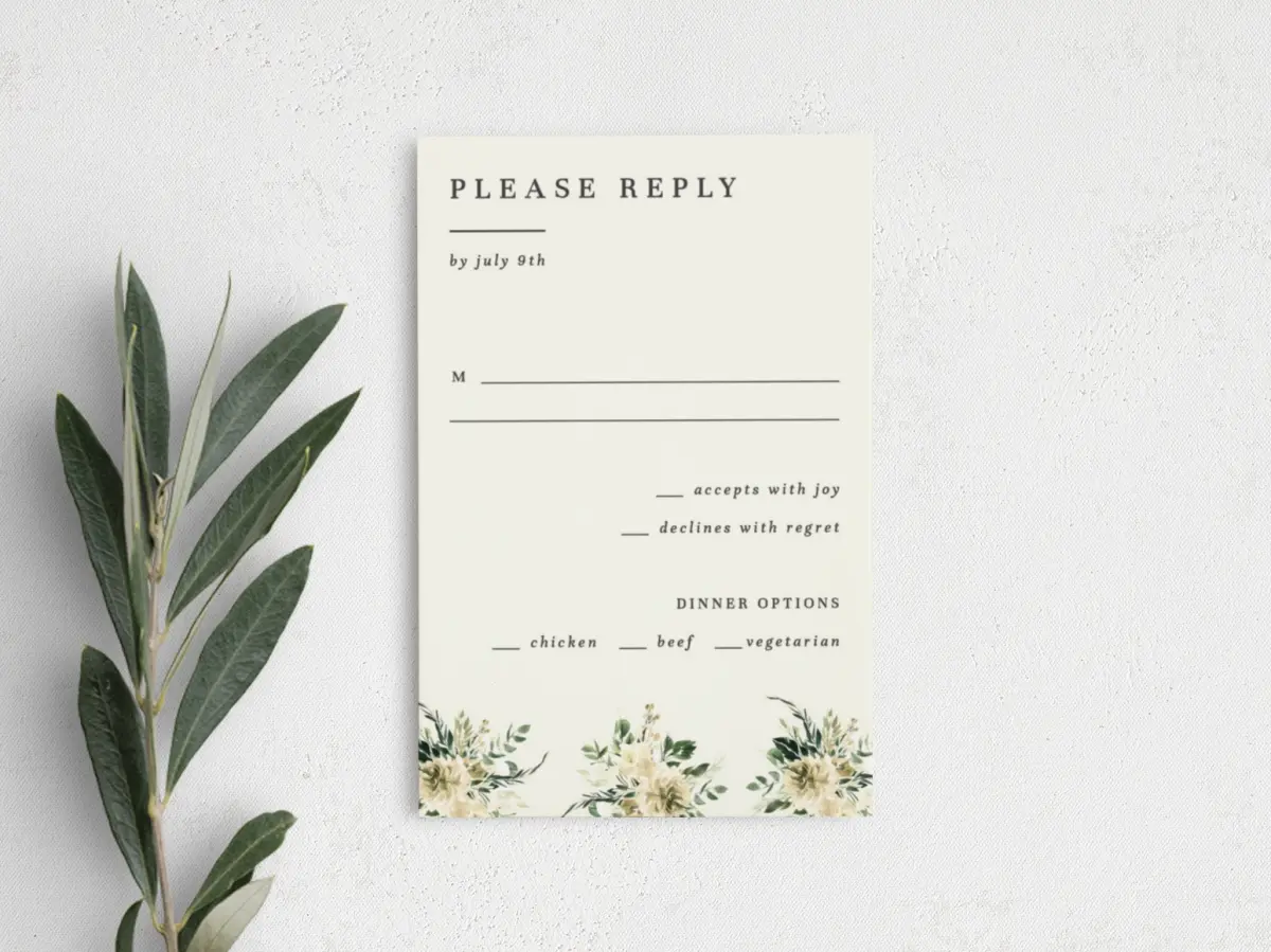 Step RSVP Postcards