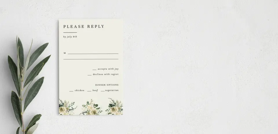 Step RSVP Postcards