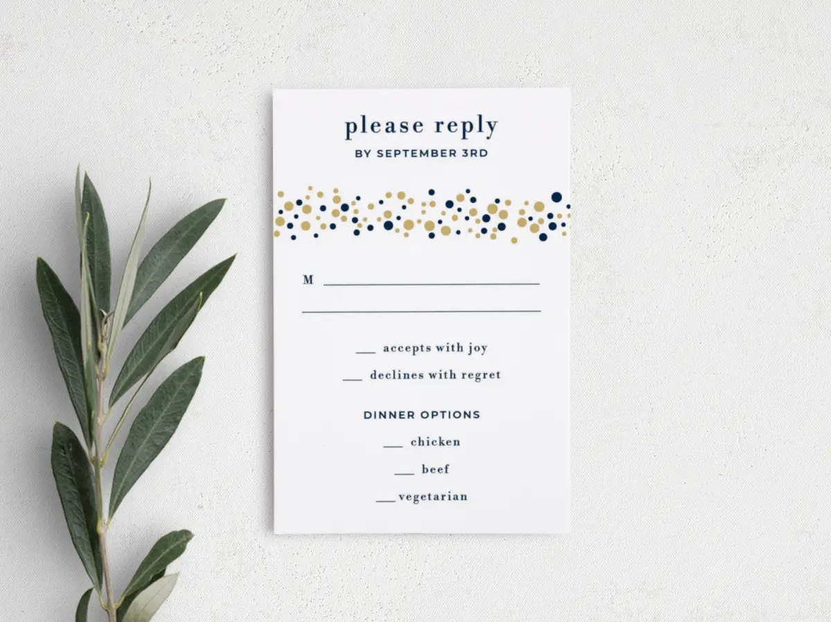 Step RSVP Postcards
