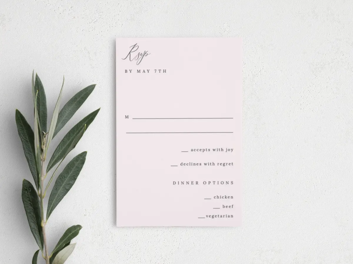 Step RSVP Postcards