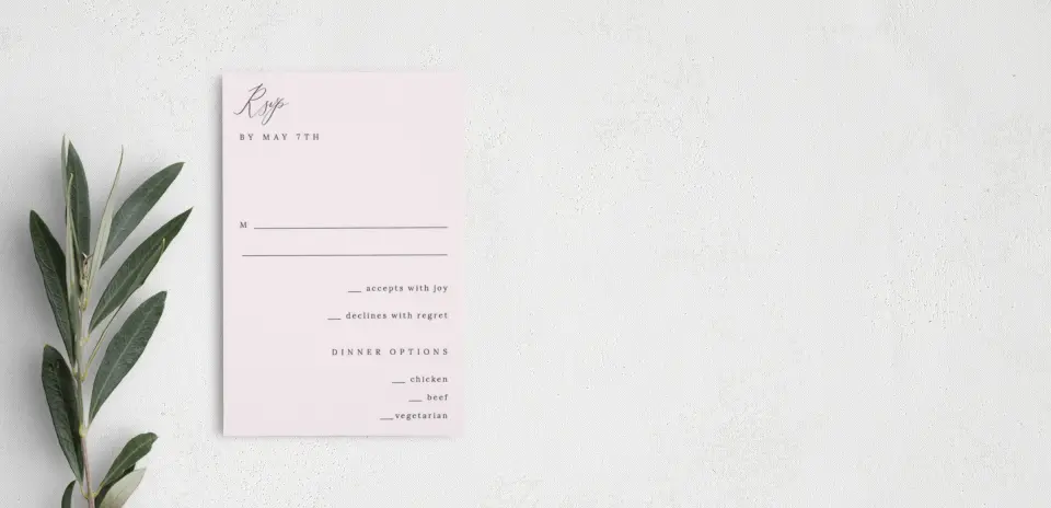 Step RSVP Postcards
