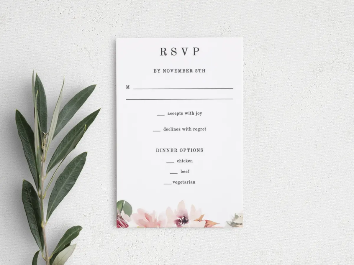 Step RSVP Postcards
