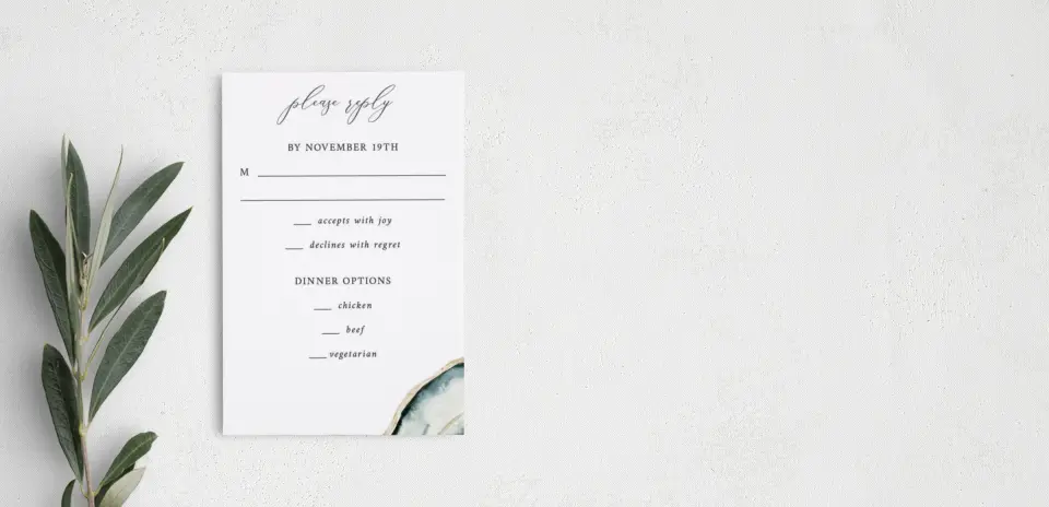 Step RSVP Postcards