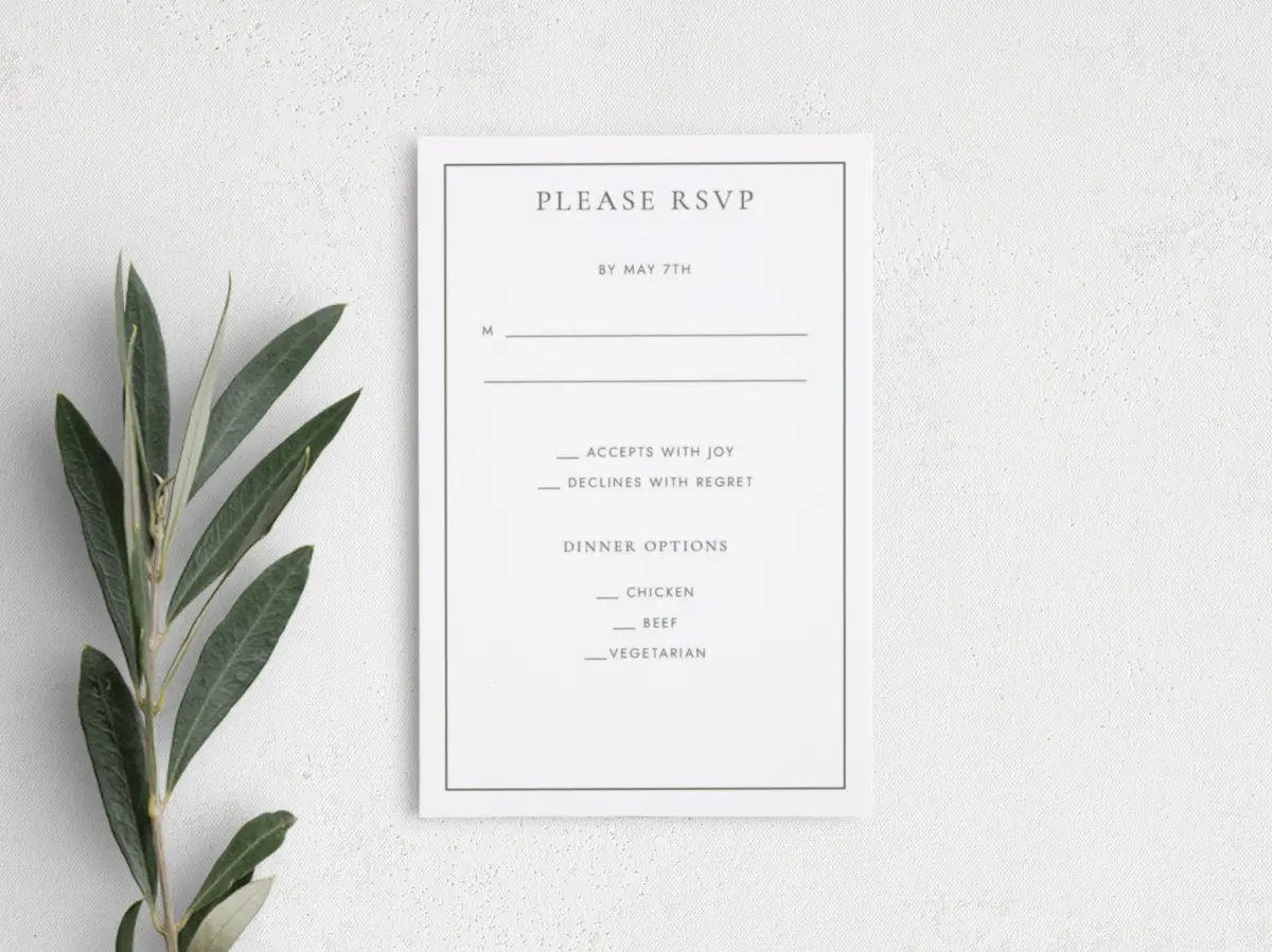Step RSVP Postcards