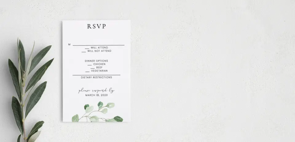 Step RSVP Postcards