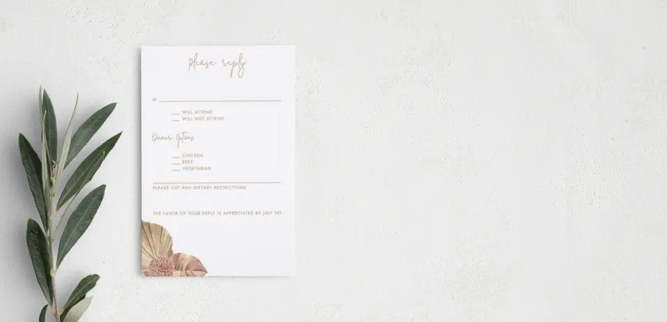 Step RSVP Postcards