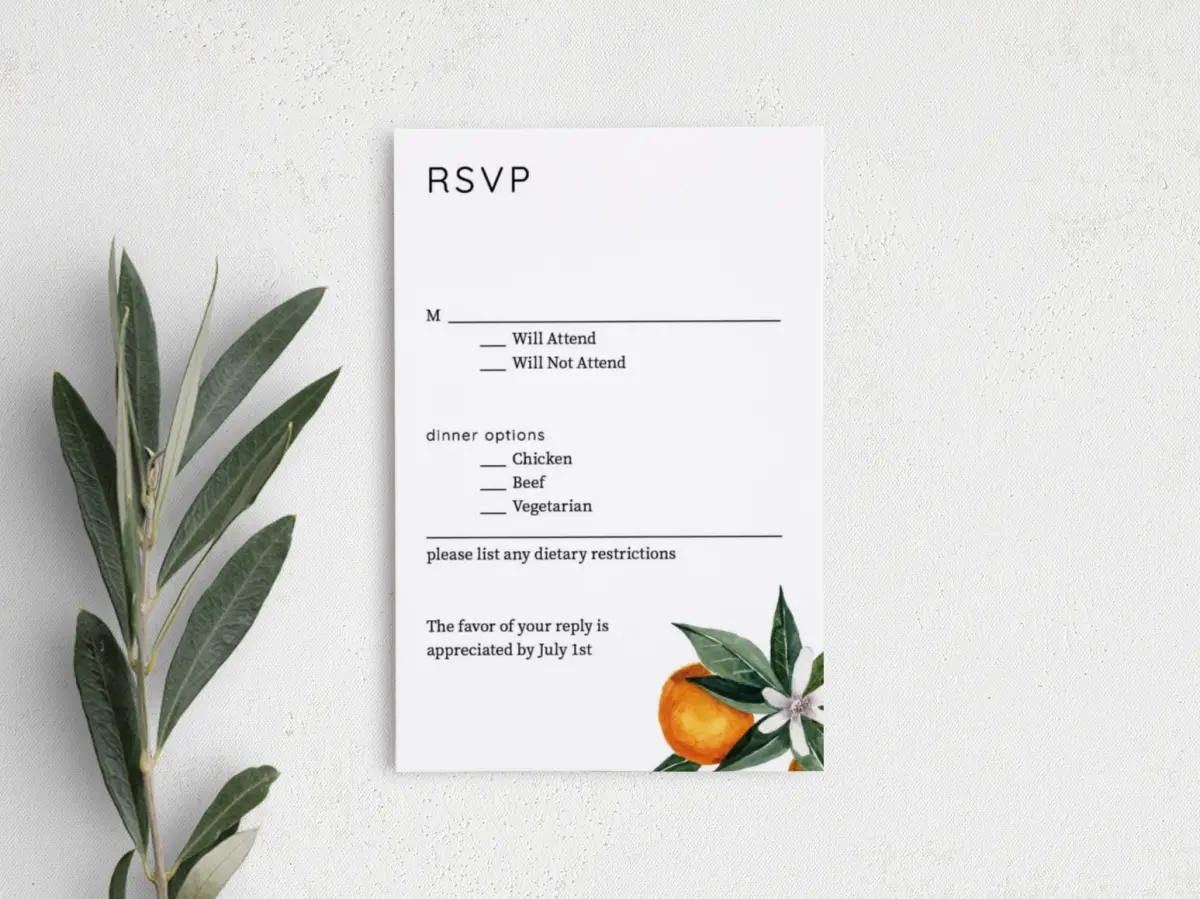 Step RSVP Postcards