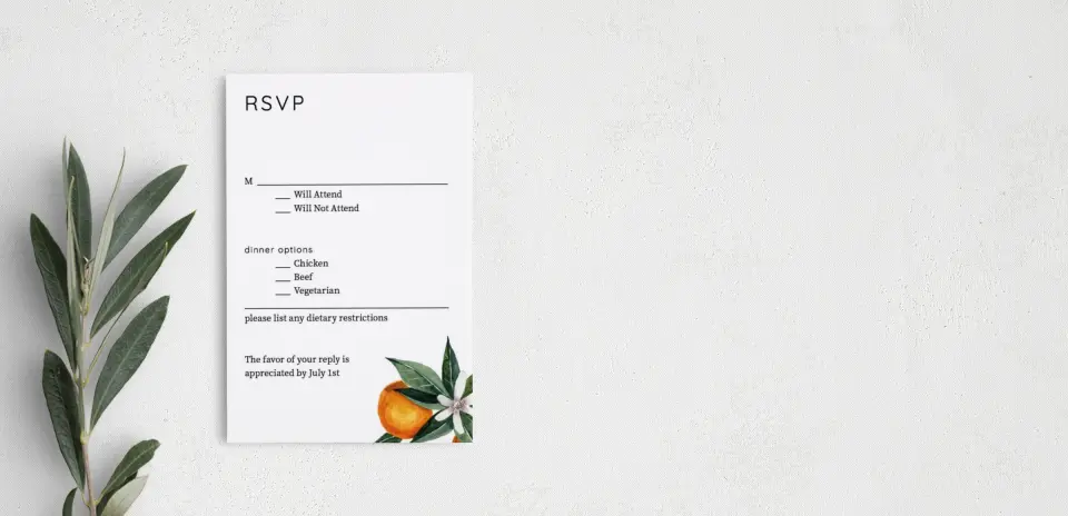 Step RSVP Postcards