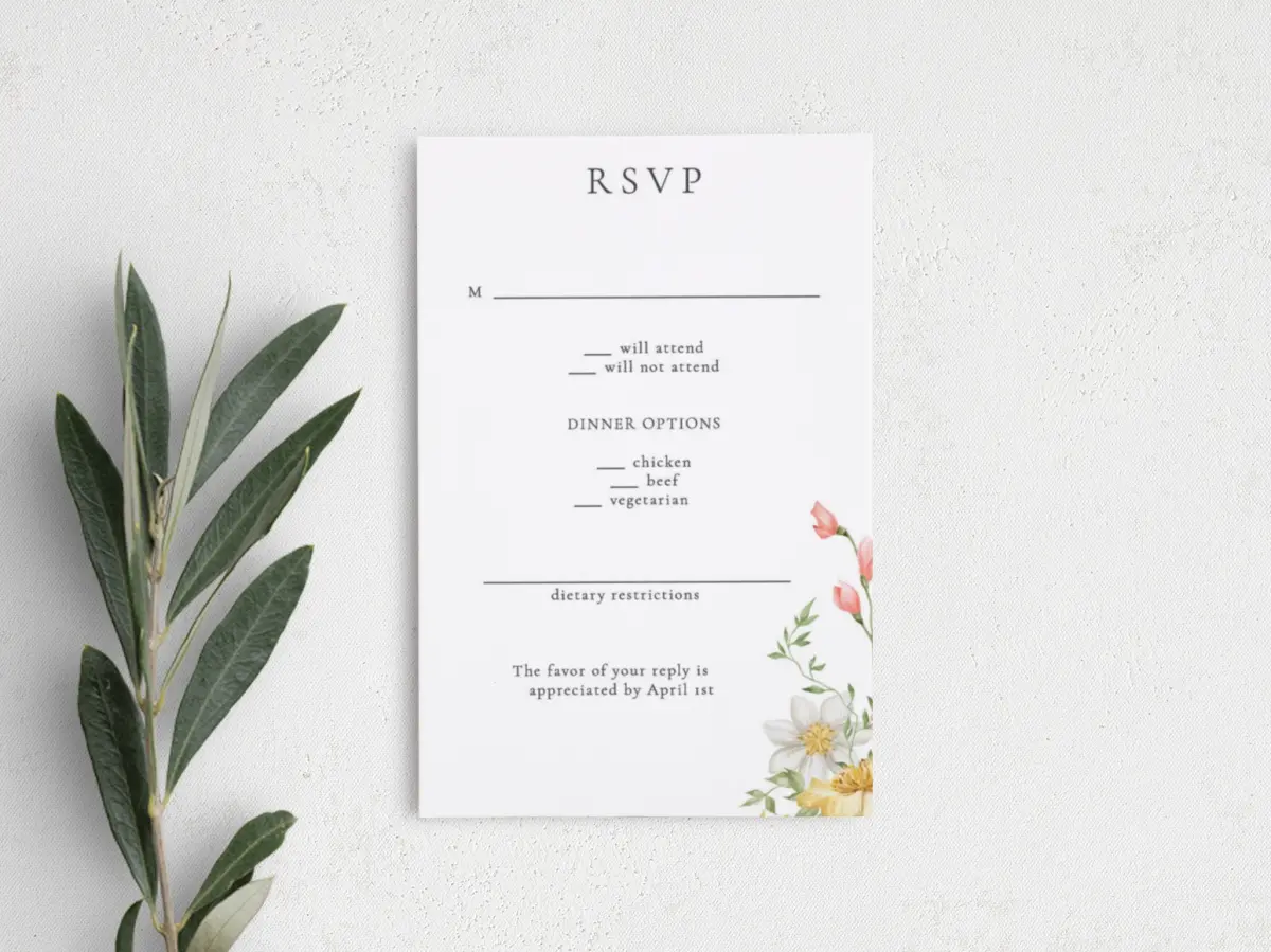 Step RSVP Postcards