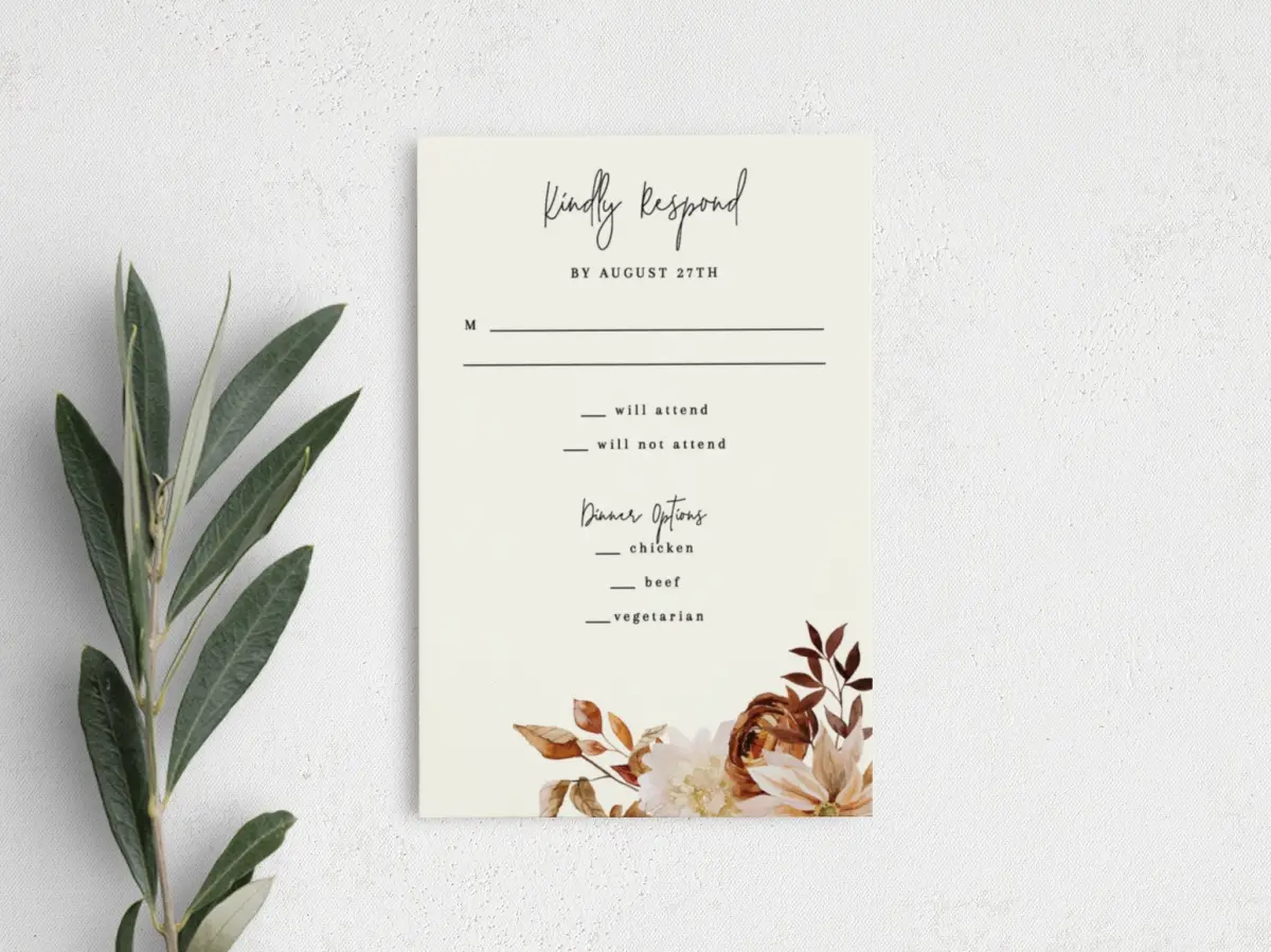 Step RSVP Postcards