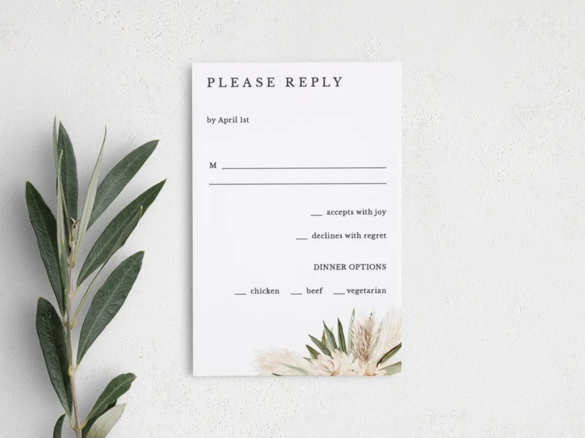 Step RSVP Postcards