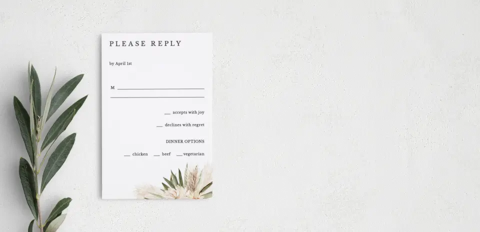 Step RSVP Postcards
