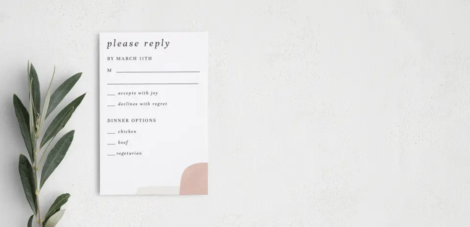 Step RSVP Postcards
